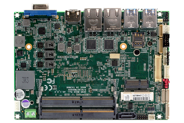 AAEON　3.5インチ規格組込み用ファンレスCPUボード　Intel Braswell N3160搭載　COM×6＋タッチコントローラ付モデル　GENE-BSW5-0002 3.5\u201d SubCompact Board with Intel® Core™ i7⁄i5⁄i3⁄Celeron